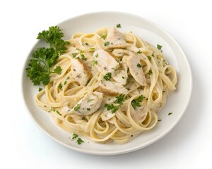 Creamy Chicken Alfredo Pasta &ndash; A rich and indulgent pasta dish with tender chicken, fettuccine, and a velvety Parmesan cream sauce. Perfect for Italian cuisine lovers and comfort food enthusiasts