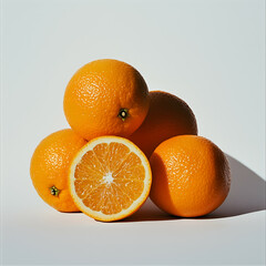 Fresh Orange Slices: Bright and Juicy Citrus Fruit for a Healthy Vitamin C Boost - Perfect for Smoothies, Cooking, and Desserts