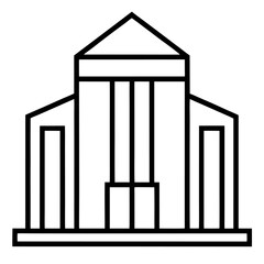 vector illustration of a office building