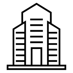 vector illustration of a office building
