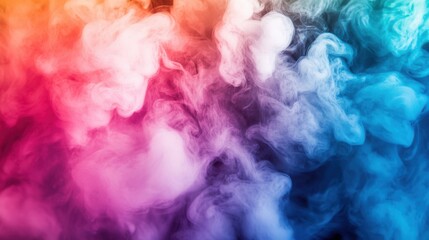 Fototapeta premium Hypnotic ink mist swirling into a cosmic cloud,