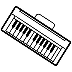 vector illustration of a keyboard