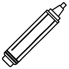 vector illustration of a drawing of a pencil