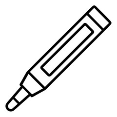 vector illustration of a drawing of a pencil