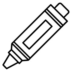 vector illustration of a drawing of a pencil