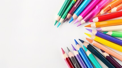 The Colored Pen Background of Children's Day: The Colorful Palette Painting the Dreamy Stage of Childhood