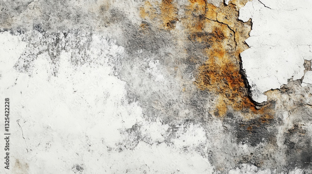 Aufkleber Rustic marble texture background with food stains and ample space for text, ideal for culinary projects or recipe displays