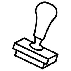 Obraz premium rubber stamp isolated on white