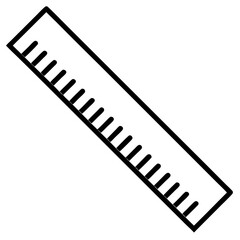 Fototapeta premium vector illustration of a ruler
