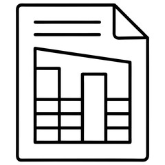 vector illustration of a document