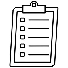 vector illustration of a clipboard