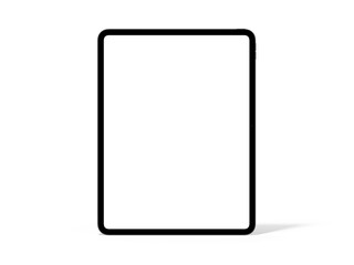 High Quality Tablet Mockup Template in Space Black Color