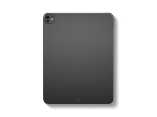 High Quality Tablet Mockup Template in Space Black Color