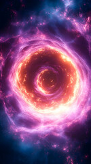 Cosmic Vortex Abstract Background