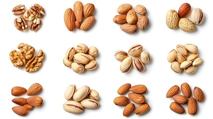 Different types of nuts in the nutshell