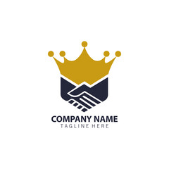 king deal logo design vector