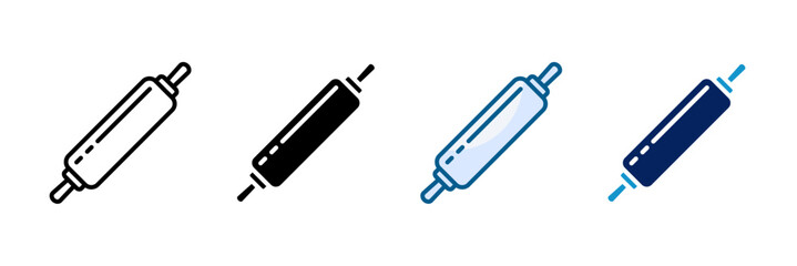 Rolling Pin Icon Set Multiple Style Collection