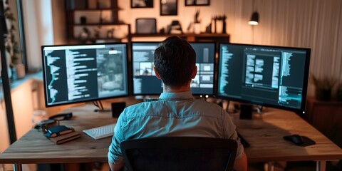 Efficient Remote Workspace with Multiple Displays for Seamless Productivity and Data Driven Insights