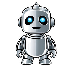 A cute robot mascot