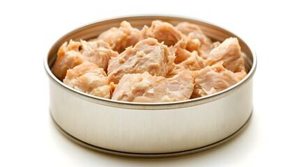 Cat food with chicken and turkey in can