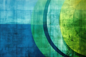 Dynamic intersection of trend lines and data grid representing political and economic analysis in blue and green tones for trust and intelligence