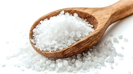 Epsom salt isolated on white background