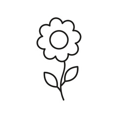 flower plant outlines