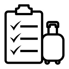 check list Line Icon