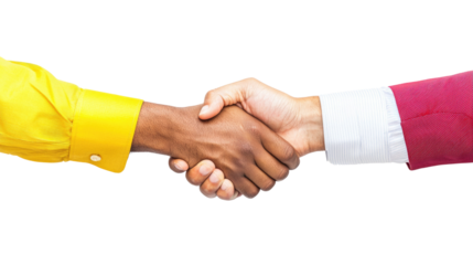 Hands of Business Partners Shaking in Agreement and Collaboration After Successful Negotiation