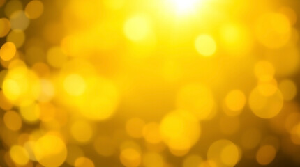 Obraz premium Sunshine Yellow Bokeh Light Background for Bright and Cheerful Designs