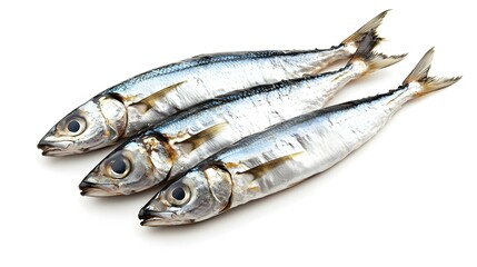 Sardine isolated on a white background