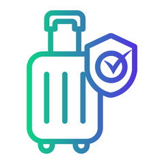 insurance Line Gradient Icon