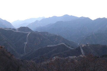 The Great Wall of China in December badaling
