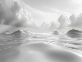 Subtle Grey to White Gradient Background