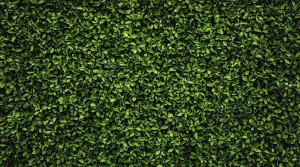 Lush green hedge forming a natural barrier in a beautifully landscaped garden setting