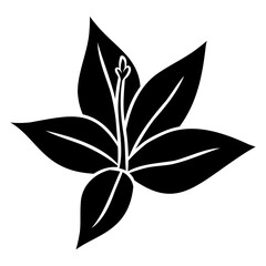 vector illustration of a  flower plant