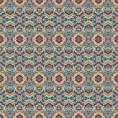AI Generative Seamless IKAT Pattern | Textile Design Prints Patterns | Fashion Fabric Prints & Patterns | Ethnic Boho Motif | Decorative Abstract Background
