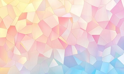 Pastel Geometric Mosaic Abstract Art Background Design
