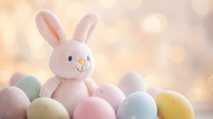 rabbit, easter, bunny, toy, holiday, animal, egg, object, pink, eggs, stuffed, celebration, hare, decoration, soft, spring, love, baby, isolated, cute, gift, seasonal, color