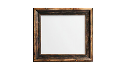 Fototapeta premium Decorative picture frame with empty space on transparent background, cut out. Perfect for gallery, interior design, and digital compositing projects