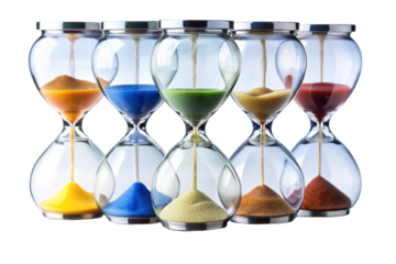 Hourglasses remind us of fleeting time