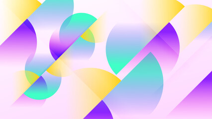 abstract soft background with colorful geometric shapes vector illustration, great for business project, presentation background, and wallpaper