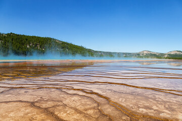 Grand Prismatic Spring in Yellowstone National Park