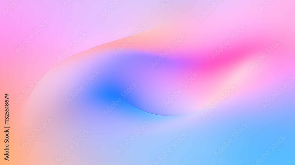 Poster soft pastel colors blend seamlessly in a dreamy abstract background creating a serene atmosphere per