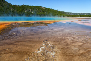 Grand Prismatic Spring in Yellowstone National Park