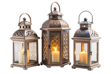 Lanterns brighten up the festive scene