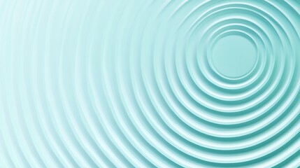 Obraz premium Abstract pastel blue concentric circles. Perfect for backgrounds, websites, or calming designs.