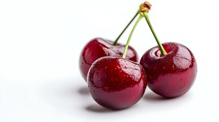 Cherry isolated on white background