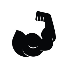Arm black icon