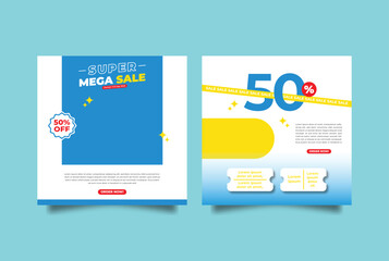 Social Media Sales Template For Shoe Products